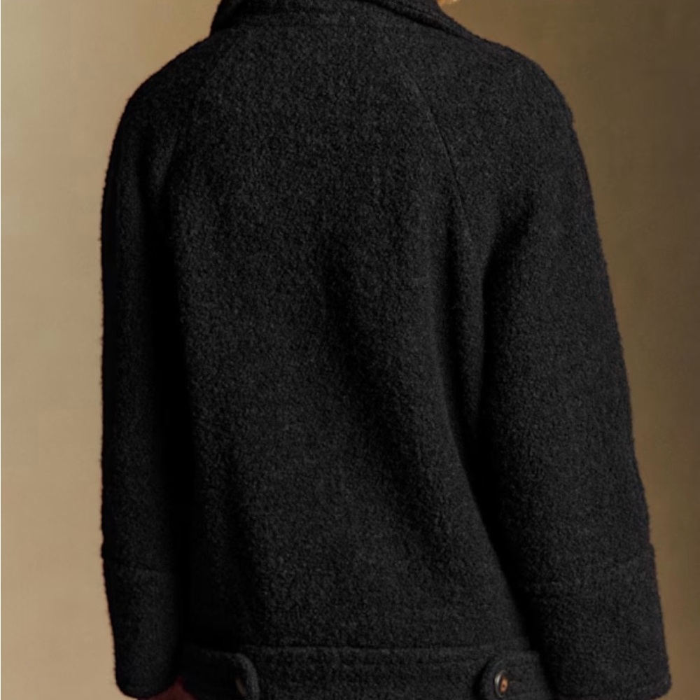 Sezane Black Leo Coat - Picture 2 of 3